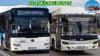 CNG Buses in Sofia Ep. 4 & 5 - Yutong ZK6126HGA & BMC Procity CNG 