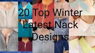 20Top winter nack designs|| Top class New winter neck Designs for Kurtis / Frocks nack deasigns