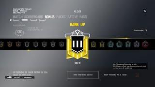 I FINALLY HIT GOLD - Rainbow Six Siege