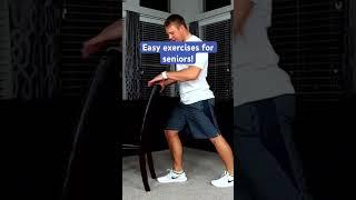 Easy knee exercises for seniors! #seniorfitness #mobility #seniorstrength #motivation