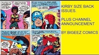 Jack Kirby Back Issues and Channel Announcements