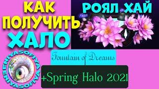 КАК ПОЛУЧИТЬ НОВОЕ ВЕСЕННЕЕ ХАЛО 2021 В РОЯЛ ХАЙ. НОВЫЕ 11 ИСТОРИЙ НА ФОНТАНЕ. EniyaSofiya.