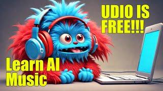 UDIO AI MUSIC Tutorial. Best Free AI Music Generator. How to create AI music with Udio.