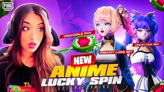 NEW ANIME LUCKY SPIN?! || VIOLET DIVA SET CRATE OPENING || PUBG MOBILE