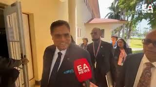 EAnews por a entrevista Presidente di Surnam Chan Santokhi  di su bishita na Aruba