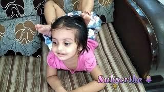 flexible baby girl / yoga /लवचिक Shubhra /yoga girl