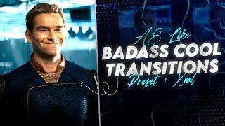 Some Badass and Cool Transitions you can use in your edits || Preset Included 