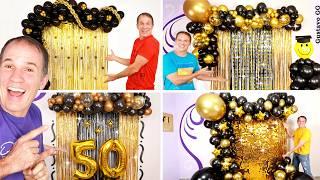 birthday decoration ideas at home  balloon decoration ideas - Gustavo gg