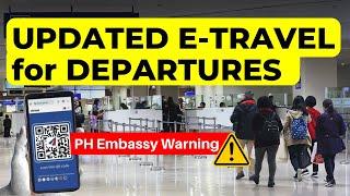 UPDATED E-TRAVEL FEATURE & a NEW IMMIGRATION SYSTEM to SCREEN PAX | PHILIPPINE TRAVEL UPDATE