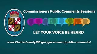 Commissioners Public Comments Sessions