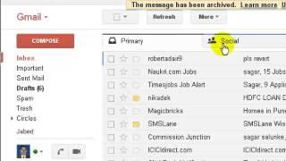 how to view archive folder in gmail