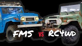 Battle of the FJ's: FMS FJ40 vs RC4WD G2 Cruiser Scale RC 4x4