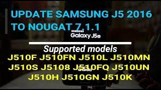 Flash Samsung galaxy J5 2016 nougat 7.1.1 fix odin fail