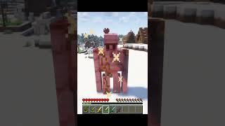 Minecraft Golem vs Sword #minecraft #shorts