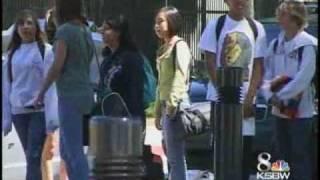 Students Rally Following Morgan Hill Flag Flap