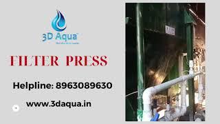 Filter Press by 3D Aqua Water Treatment Company