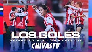 ¡LOS 4 GOLES DE CHIVAS FEMENIL ANTE EL ATLÉTICO SAN LUIS! | CLAUSURA 2023