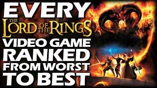 Every Lord Of The Rings Video Game Ranked From WORST To BEST