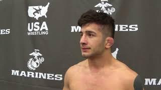 Isaiah Martinez, 2018 U.S. Open Senior men's freestyle champ at 74 kg