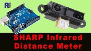 How to use Sharp  IR Distance Sensor with Arduino (download code)