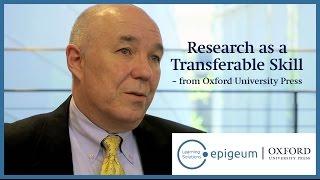 Research as a Transferable Skill – from Oxford University Press