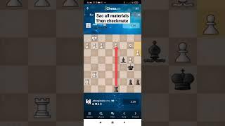 How to Checkmate a greedy opponent in the end after you sacrifise all materials #chess