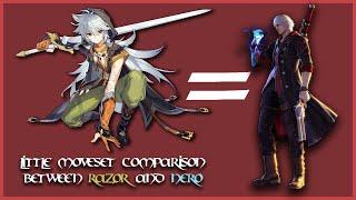 Genshin Impact | Razor and Nero Moveset