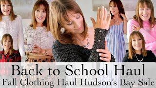 Back to School Fall Clothing Haul | Hudson's Bay Sale ft. ONLY, Lipsy, MANGO & More!