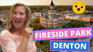 Moving to Denton Texas?  Check out this Community of Fireside Park and Model Home in Denton TX