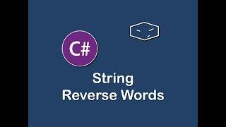 string reverse words in c#