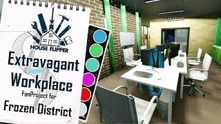 Frozen District EXTRAVAGANT OFFICE DESIGN - An Interior Designer Plays HOUSE FLIPPER