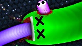 Slither.io Best Hacker Snake vs Troll Snake Epic Slitherio Gameplay!