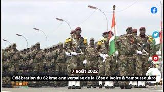 Cérémonie du 62 ème anniversaire de l'Indépendance de la Côte d'Ivoire  à Yamoussoukro (REPLAY)