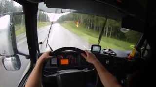 Dangerous Truck Driving - GoPro first person view, (POV) HD 60fps 2015 How To #Real Life