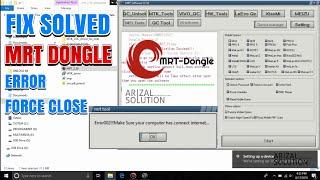 How to Fix MRT Dongle Error Make Sure Your Computer Has Internet Connect / Force Close