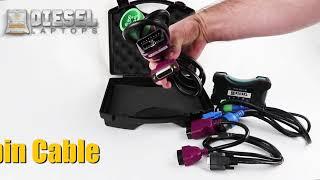 Diesel Laptops Universal Truck Diagnostic Tool 2019 Tablet Edition - Unboxing Video