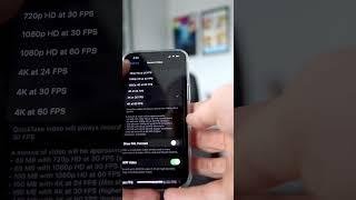 Advanced Camera Settings on the Iphone 13 Pro/Pro max