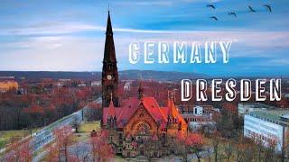 【4K Drone Footage】Europe Germany Dresden|Cover all attractions|by DJI Mavic Air 2|Bird's Eye View