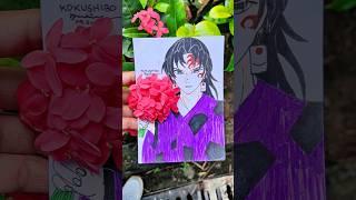 Kokushibo!  #satisfying #artwork #zhenhina #shorts #popular #flowers