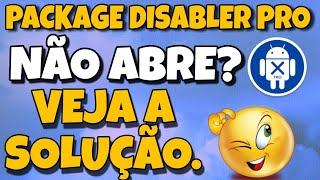 ERRO NO PACKAGE DISABLER PRO /  REMOVER CONTA GOOGLE A10 A20 A30 A30S A31 ANDROID 11 OU 12