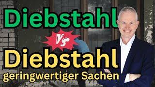 § 34 a GewO - Unterschied: Diebstahl vs Diebstahl geringwertiger Sachen (2024)