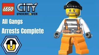 Lego City Undercover - All Gangs Arrests