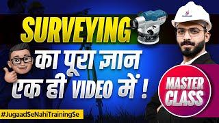 Learn Complete Surveying | How To Perform Surveying Using HI & Rise and Fall Method