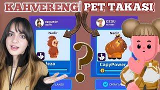 PK XD BROWN PET SWAP WITH MAYA!? 24 HOURS BROWN PETS!! | ÖZGÜŞ TV