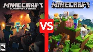 Minecraft PS4 Legacy Edition VS Minecraft PS4 Bedrock Edition