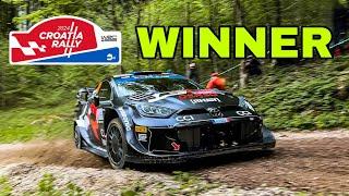 SEBASTIEN OGIER WINNER WRC CROATIA RALLY 2024 | FINAL DAY HIGHLIGHTS