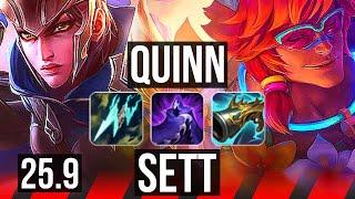 QUINN vs SETT (TOP) | KR Master | 25.9