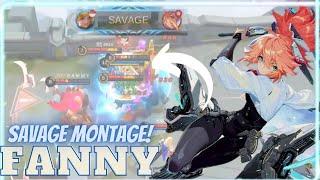 Mobile Legends Fanny Savage Gameplay Montage Freestyle!!