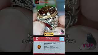 Natural Citrine ||  Baim RHGemsIndo - Pasar Rawa Bening