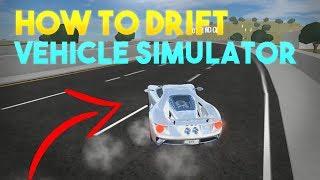 HOW TO DRIFT WITH SUPERCARS | Roblox Vehicle Simulator - EASY METHOD